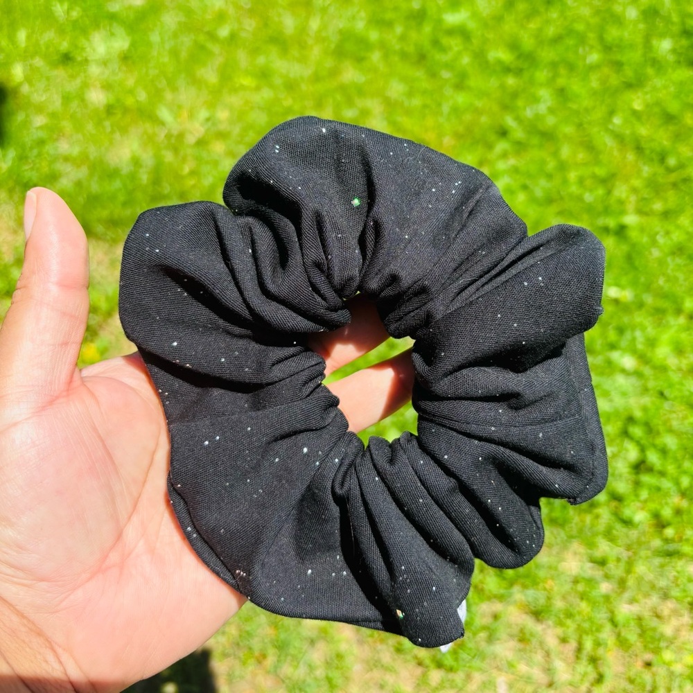 Black Scrunchie with Sparkles